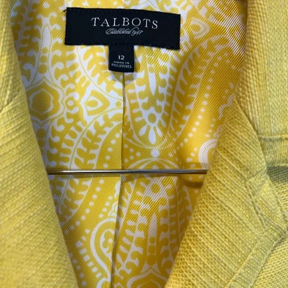 Silk Linen Talbots Jacket - Picture 8 of 8